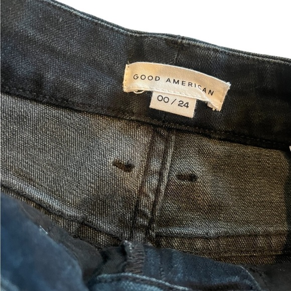 New NWT | GOOD WAIST CROP RAW HEM WITH POWER STRETCH | Ankle Cropped Denim Jeans - Picture 4 of 11